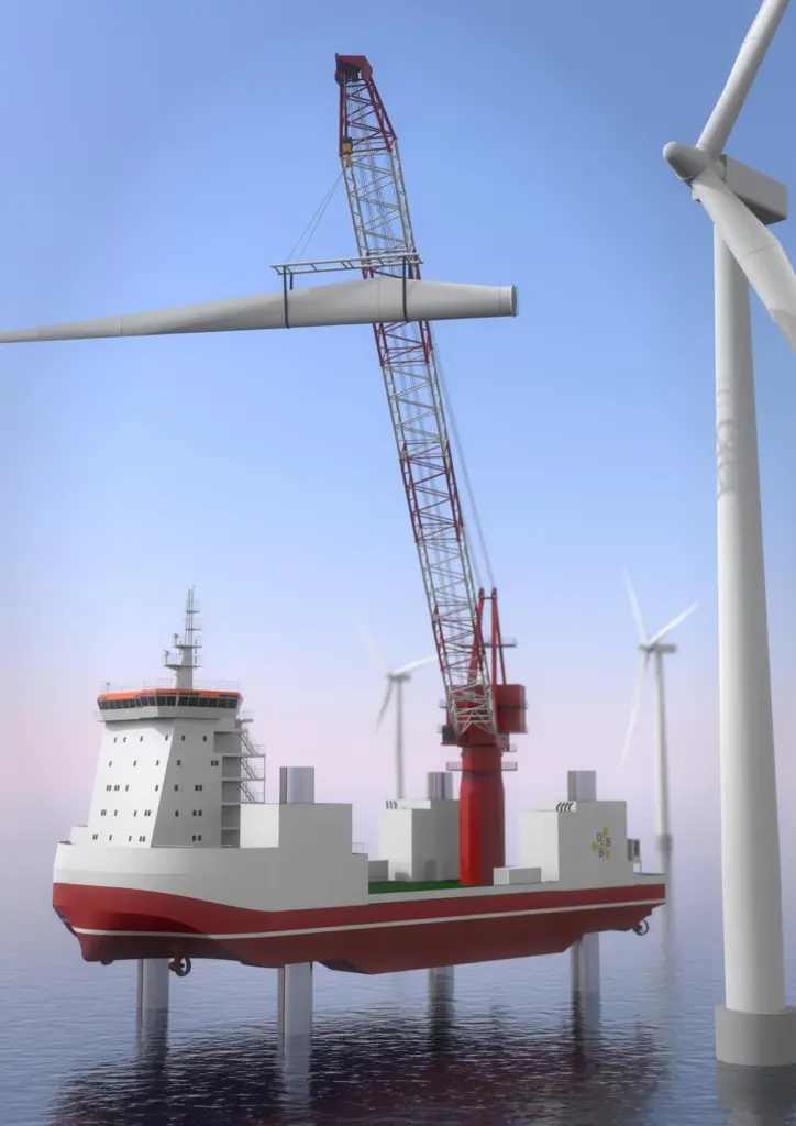 The newbuild 80m wind turbine service jack-up vessel will be owned by Danish offshore services specialist, DBB Jack-Up