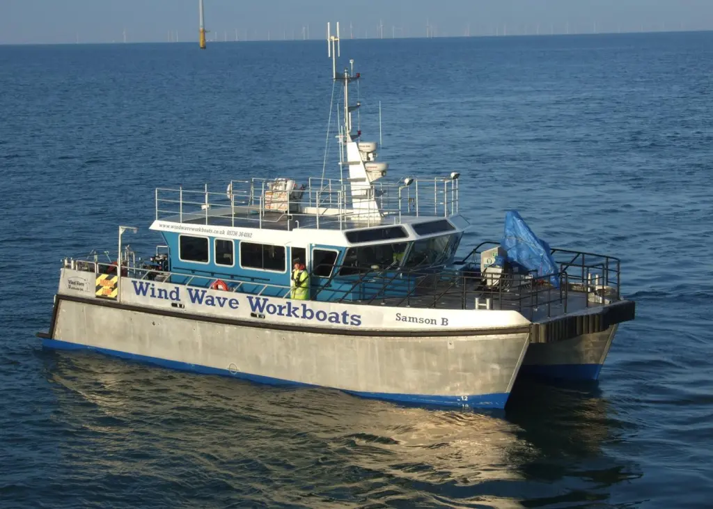 Samson B visited six wind farms in two months
