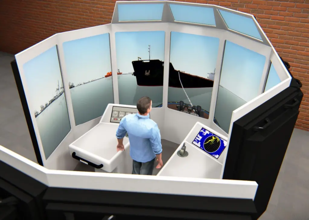 The simulator will initially feature the specifics of a Damen 2810 and a Damen 3212 ASD tug