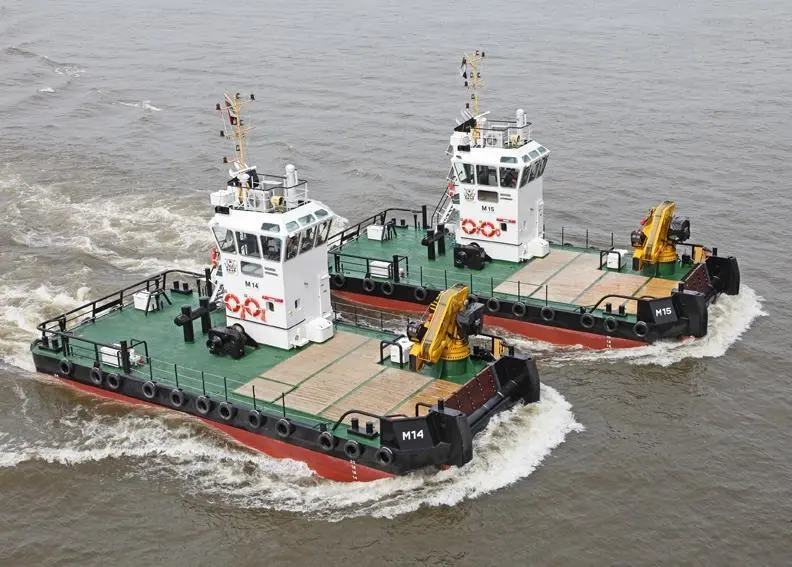 Damen Trading recently sold two Damen Multicats from the Middle East to a client in Australia