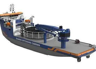 Alweijnse says the contract for the new vessel is one of the largest, single ship contract it's received