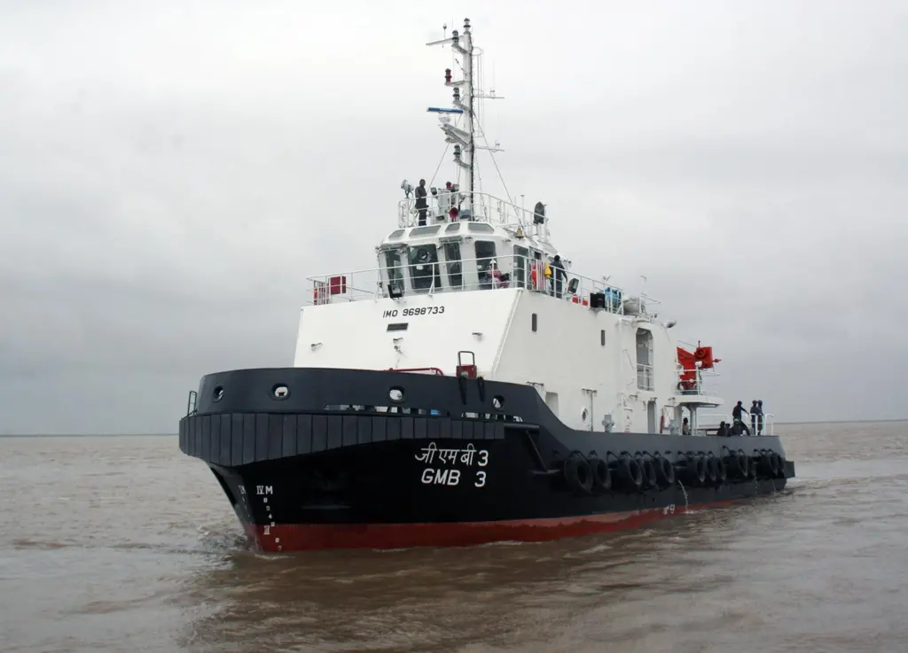 GMB 3 was built for the Gujarat Maritime Board by the Shoft Shipyard