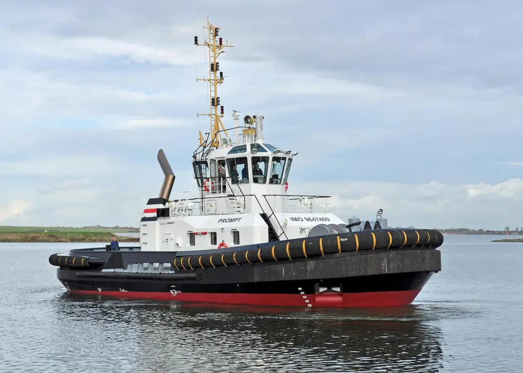 The Damen ASD 2411 tug Prompt has been delivered to the German owners Lutgen & Reimers