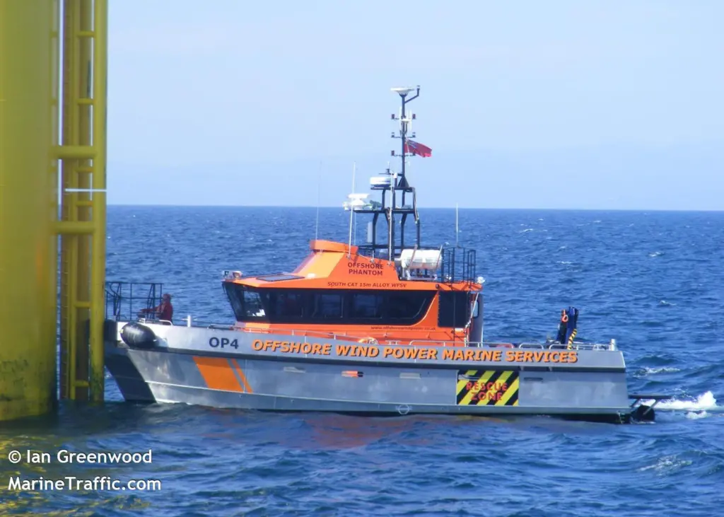 Offshore Phantom is the first vessel in the OWS fleet to be certified