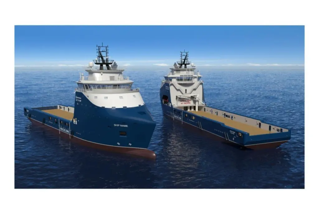 The UT 771 WP design from Rolls-Royce features a wave piercing bow