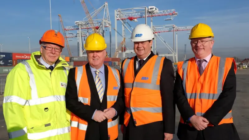 The £150m expansion project at ABP's Port of Southampton is well underway