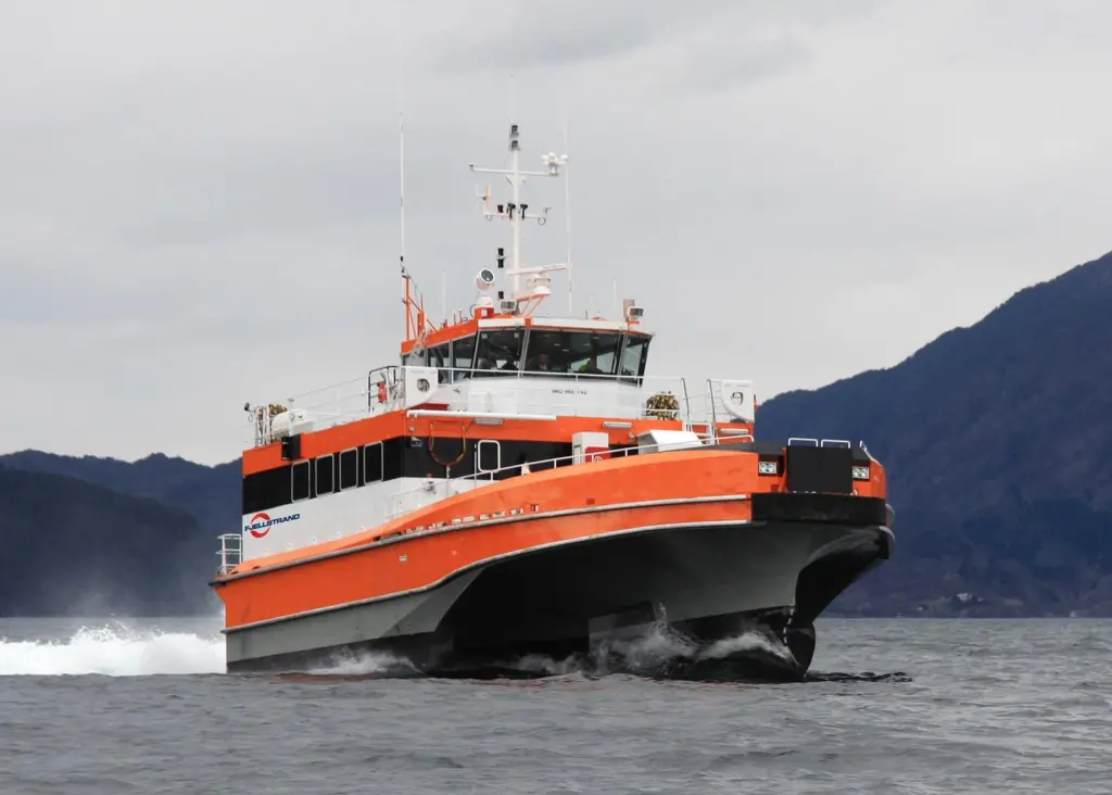 Servogear installations include the tri-hull SWATH designs that Fjellstrand is building for World Marine Offshore