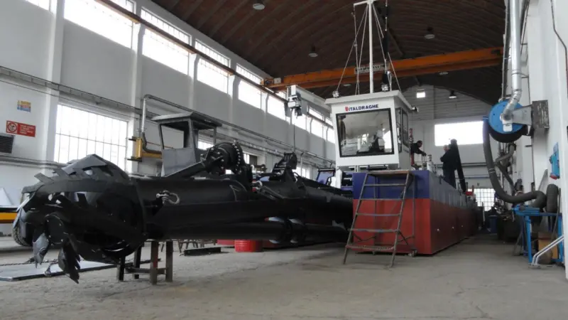 The vessel will be used primarily to dredge the seven industrial ports situated around the edge of Lake Tana