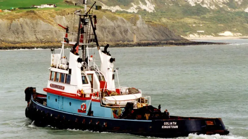 In their heyday Capt Geoff Yell and the Goliath became synonymous with the delivery of stone around the UK coast