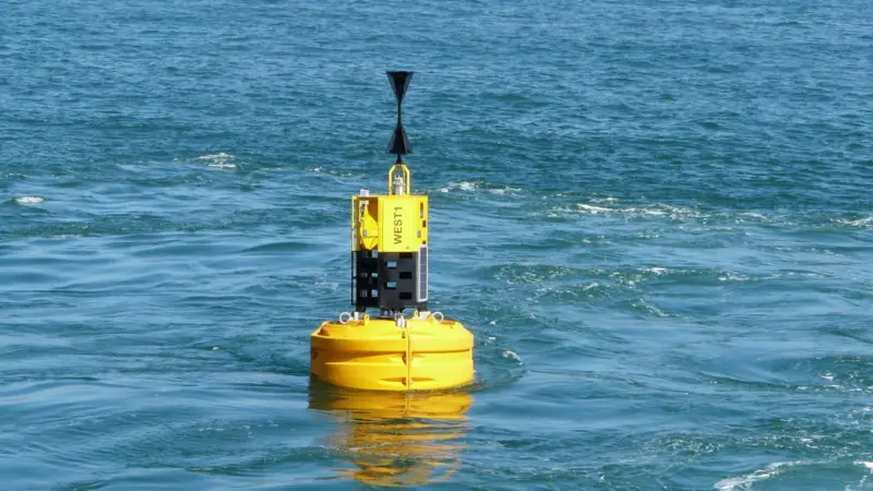 The buoys have been deployed in water varying between 25m to 30m deep