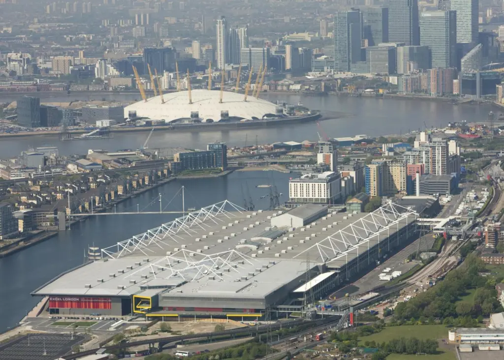 The venue’s waterside location means an array of survey vessels and support craft will be present
