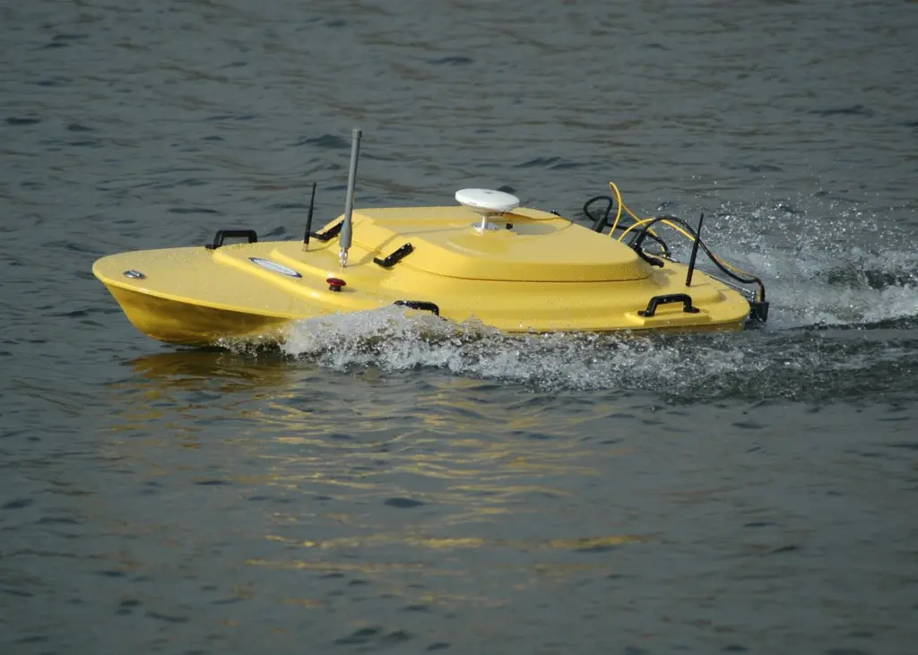 Oceanscience’s Z-Boat 1800 is designed for remote bathymetric surveys