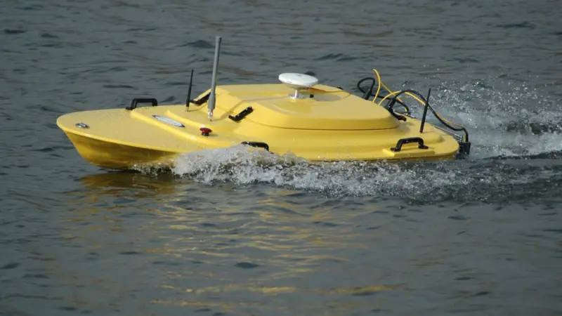 Oceanscience’s Z-Boat 1800 is designed for remote bathymetric surveys
