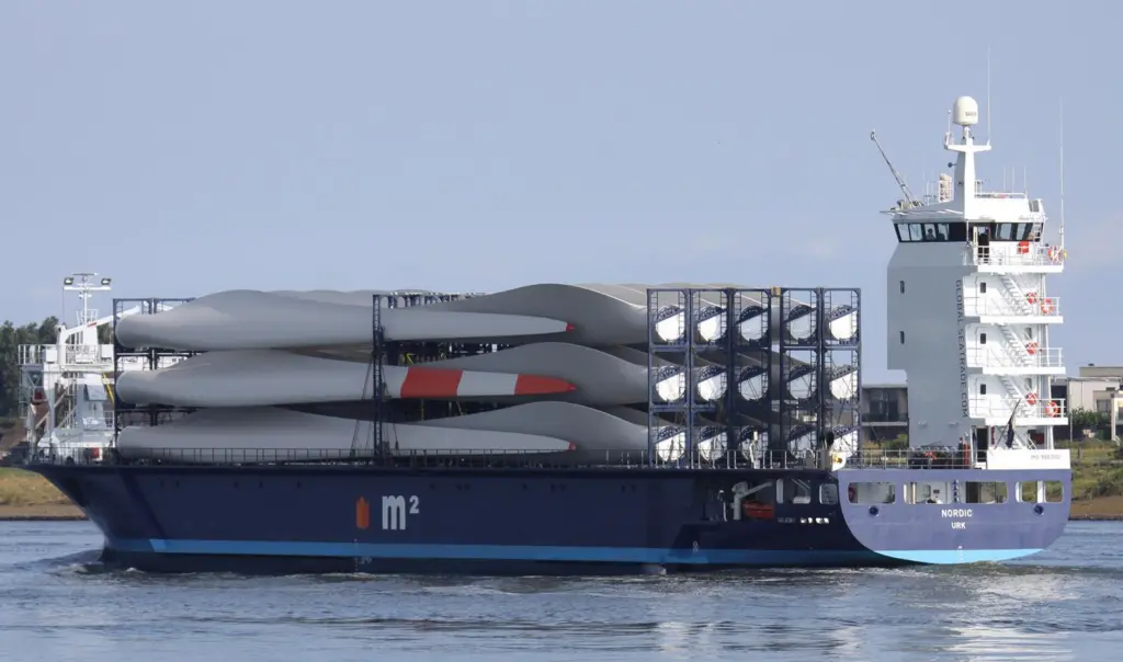 Global Seatrade's cargo carriers are designed for the larger turbines of the future (Peter Barker)