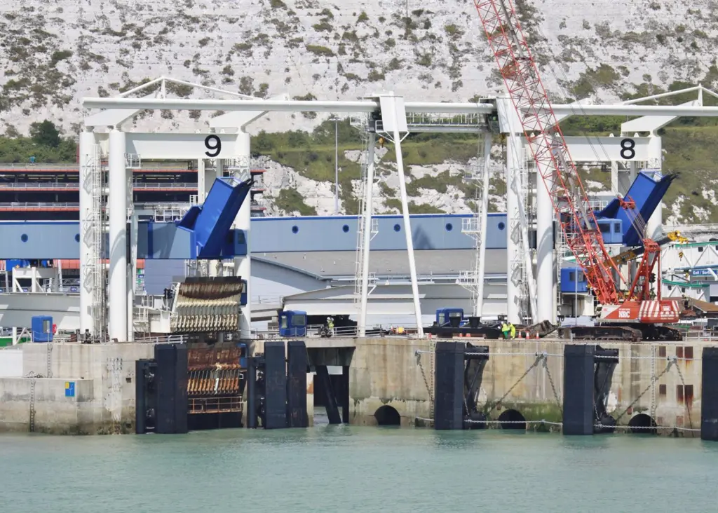 Dover's berths have to accommodate three level loading facilities (Peter Barker)
