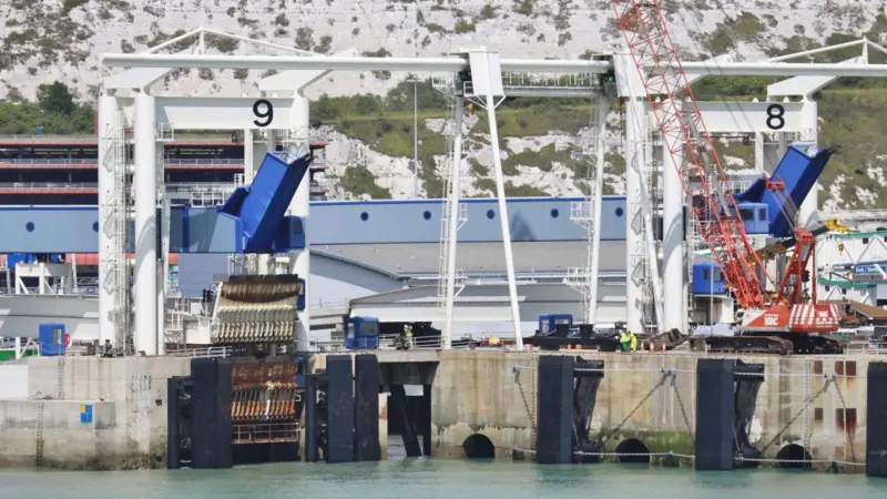 Dover's berths have to accommodate three level loading facilities (Peter Barker)