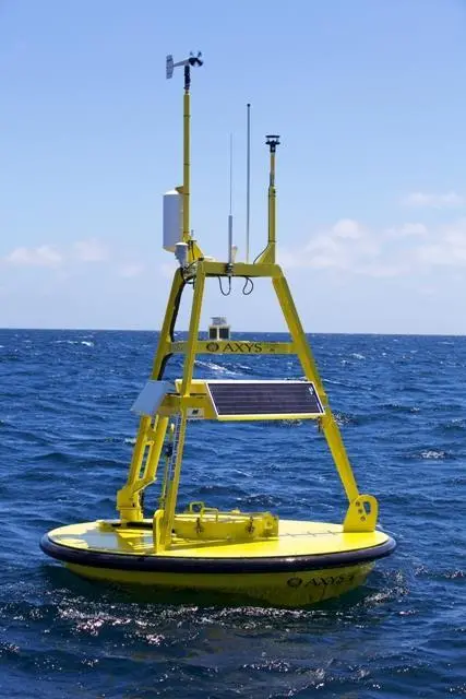 AXYS’ 3m buoy was selected as the platform of choice for the harsh marine environment