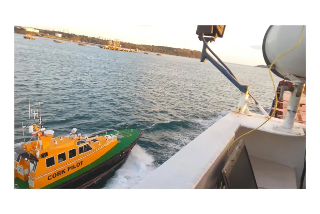 A demonstration of DockingAssist was performed in the Irish Port of Cork
