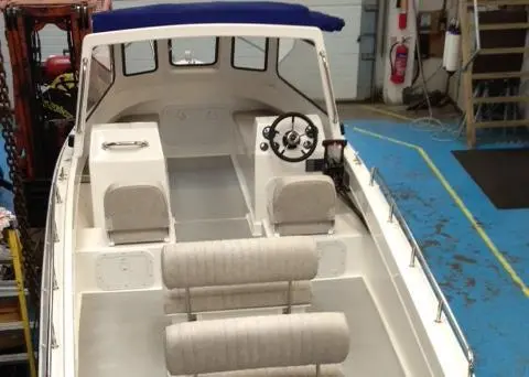 The interior of the 21ft Coastworker