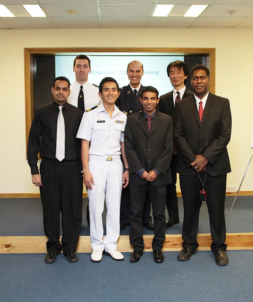 Students from hydrographic organisations in many countries attended the UK Hydrographic Office’s recent fifth cartography course, sponsored by Japan’s Nippon FoundationStudents from hydrographic organisations in many countries attended the UK Hy...