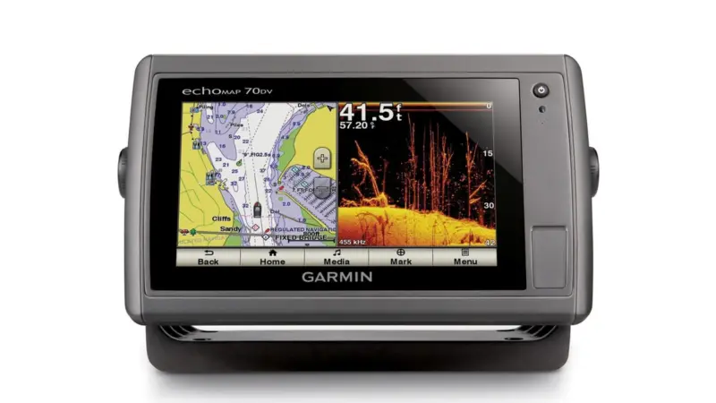 ClearVu sonar can be integrated into Garmin’s range of GPSMAP chartplotters and the new EchoMAP 70dv/70s and 50dv/s space saving high performance combination chartplotters and fishfinders