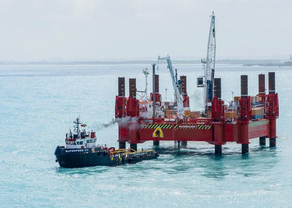 Fugro's WaveWalker 1 walking jack-up platform is up for the 'Product and Equipment Innovation' award