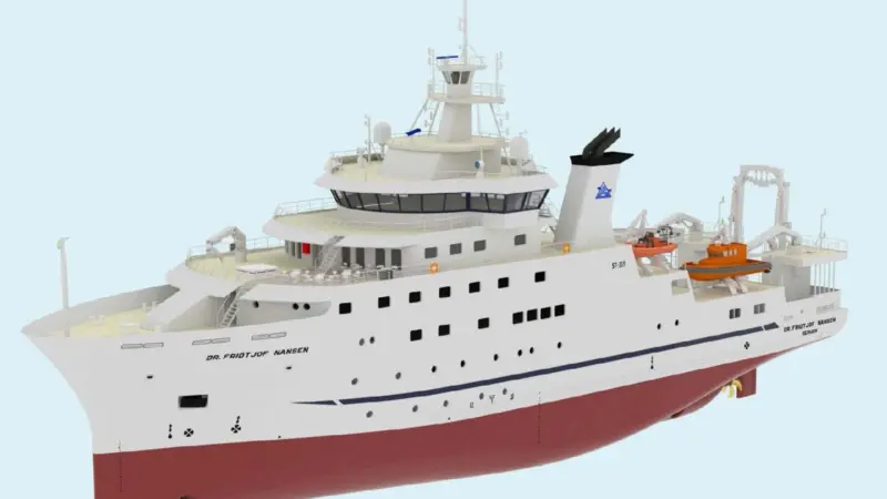 The new oceanographic vessel will measure 74.5m in length and 17.40m in breadth Photo: Gondan