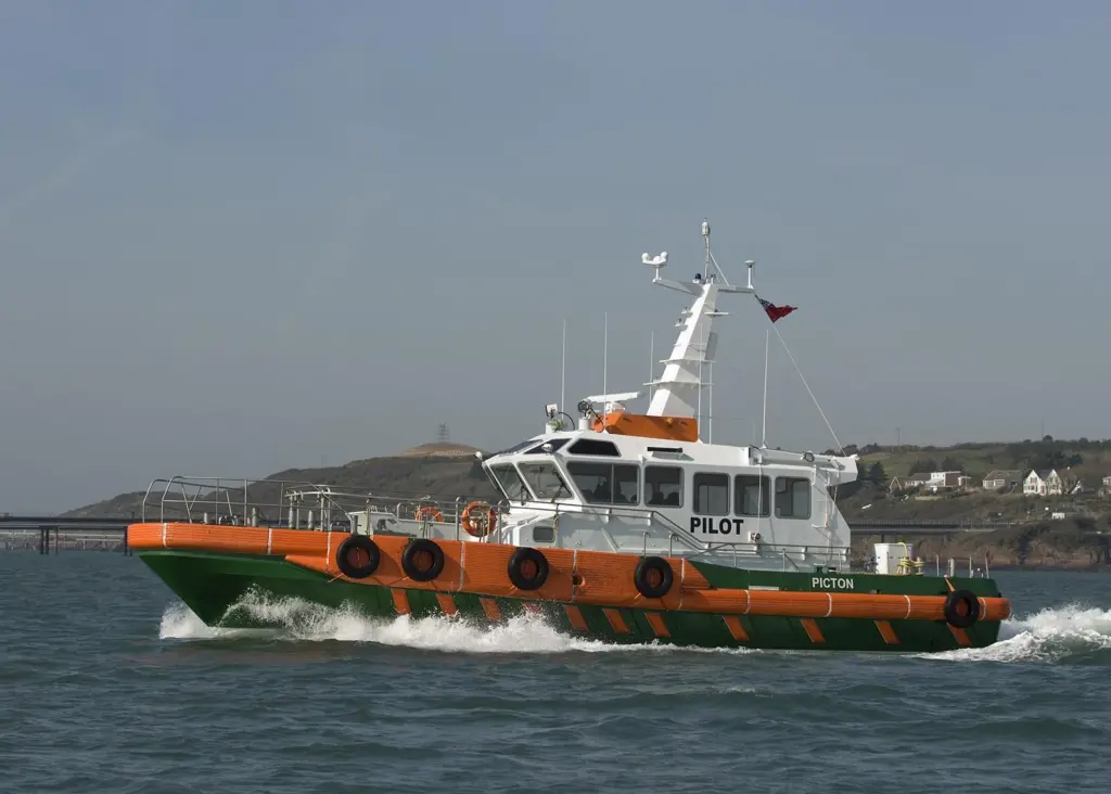 Picton is one of the many high quality vessels to be launched from the Pembroke Dock shipyard