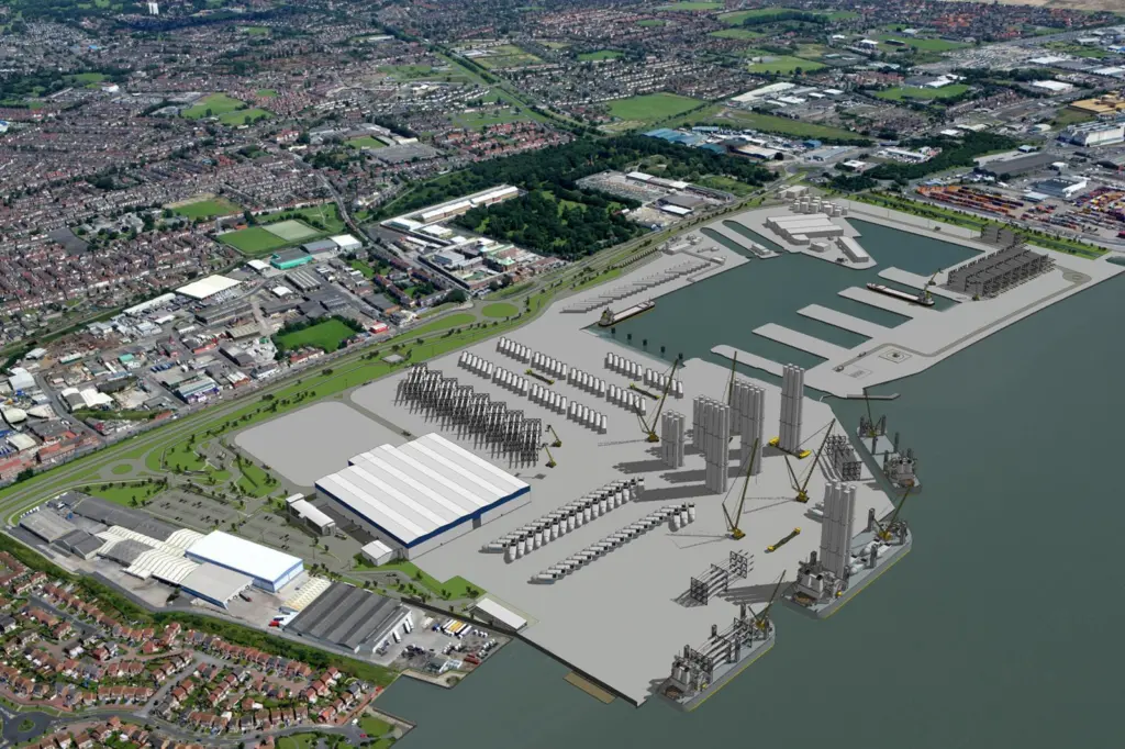 Siemens plans include the redevelopment of Alexandra Dock in Hull (Siemens)