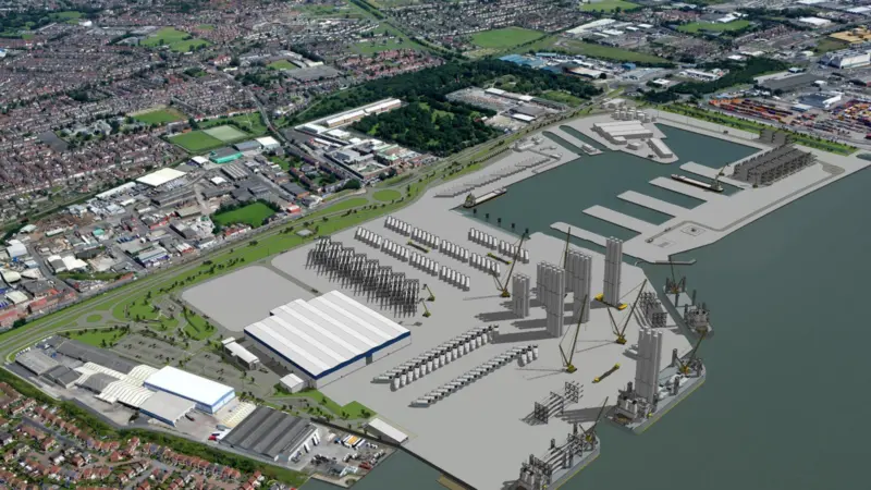 Siemens plans include the redevelopment of Alexandra Dock in Hull (Siemens)