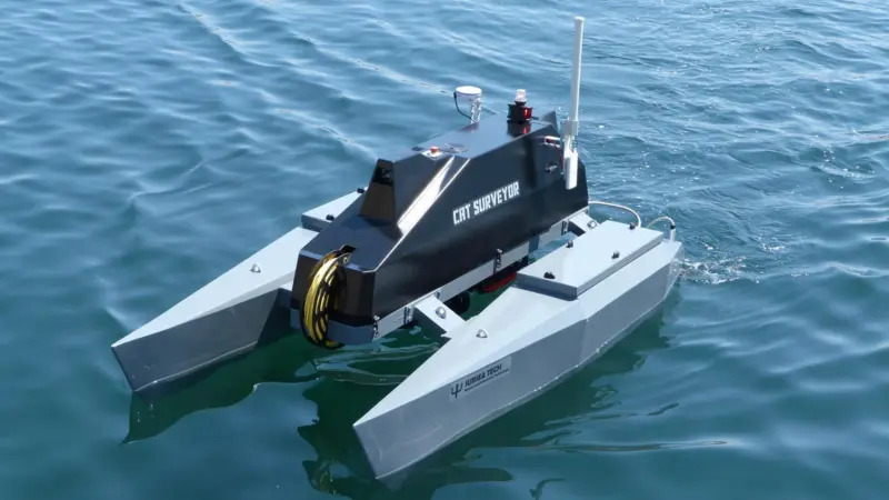 Subsea Tech’s 3m CAT Surveyor catamaran-type unmanned surface vessel