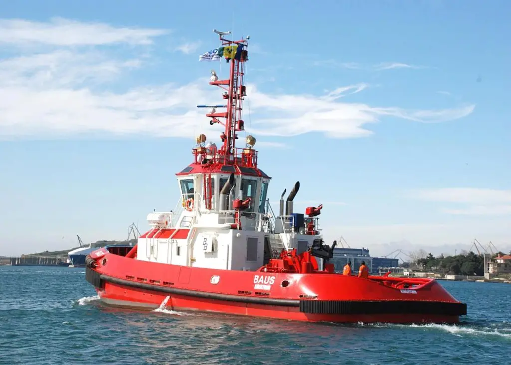 Baus is the latest of a series of new tugs completed by Sanmar for Bukser og Berging of Oslo