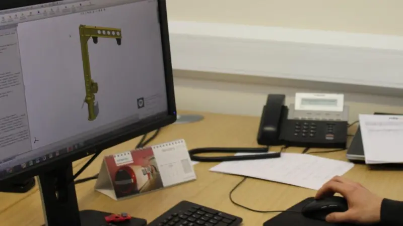 Mechan has developed a platform crane that can transfer goods to and from supply vessels in high seas