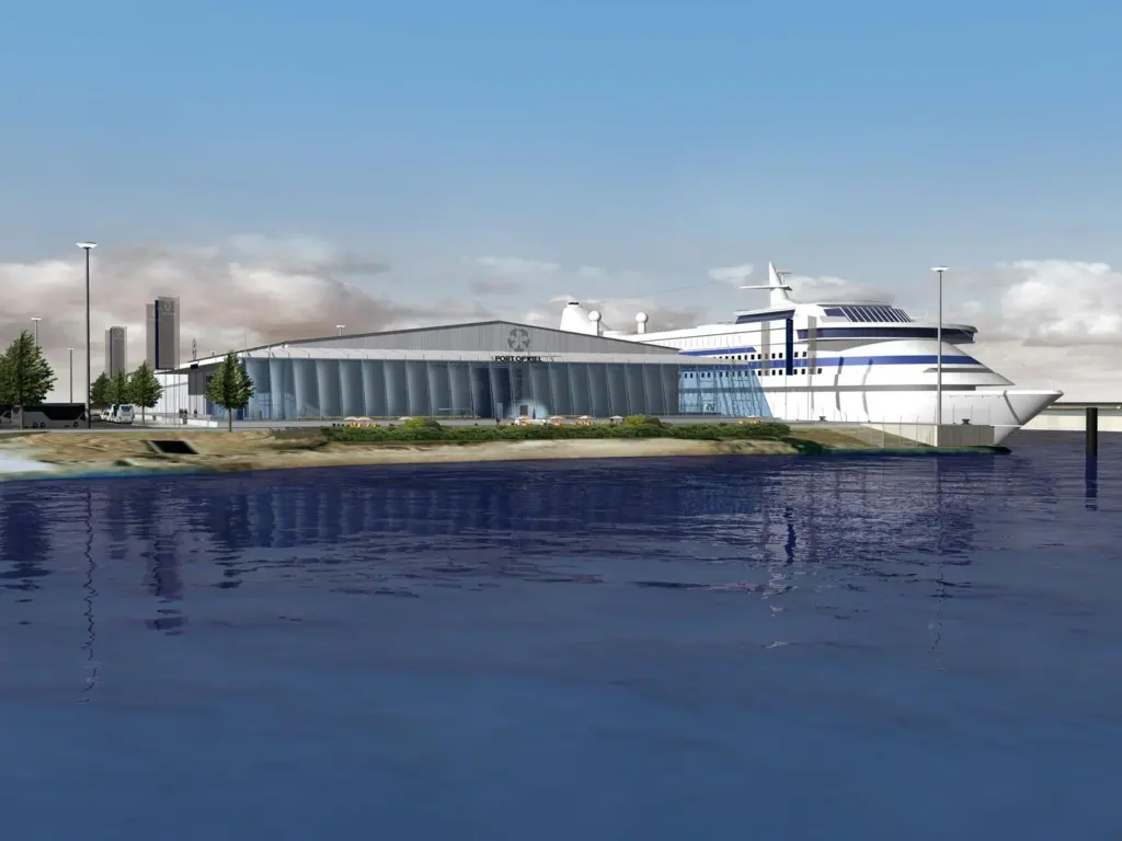 Ships carrying over 4,000 passengers will be able to use the new terminal Photo: Port of Kiel