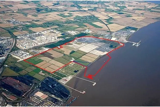 Aerial view of Able UK's proposed AMEP marine energy park Photo: Grimsby Telegraph