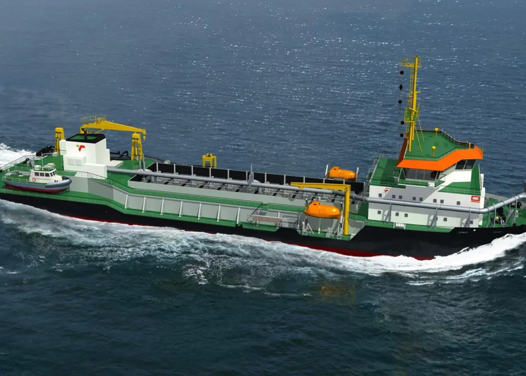 IHC Merwede says that the new 5,500m3 trailing suction hopper dredger will be the largest in South Africa