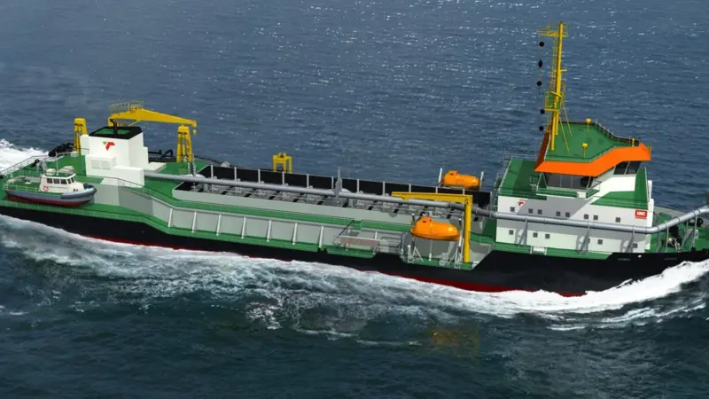 IHC Merwede says that the new 5,500m3 trailing suction hopper dredger will be the largest in South Africa