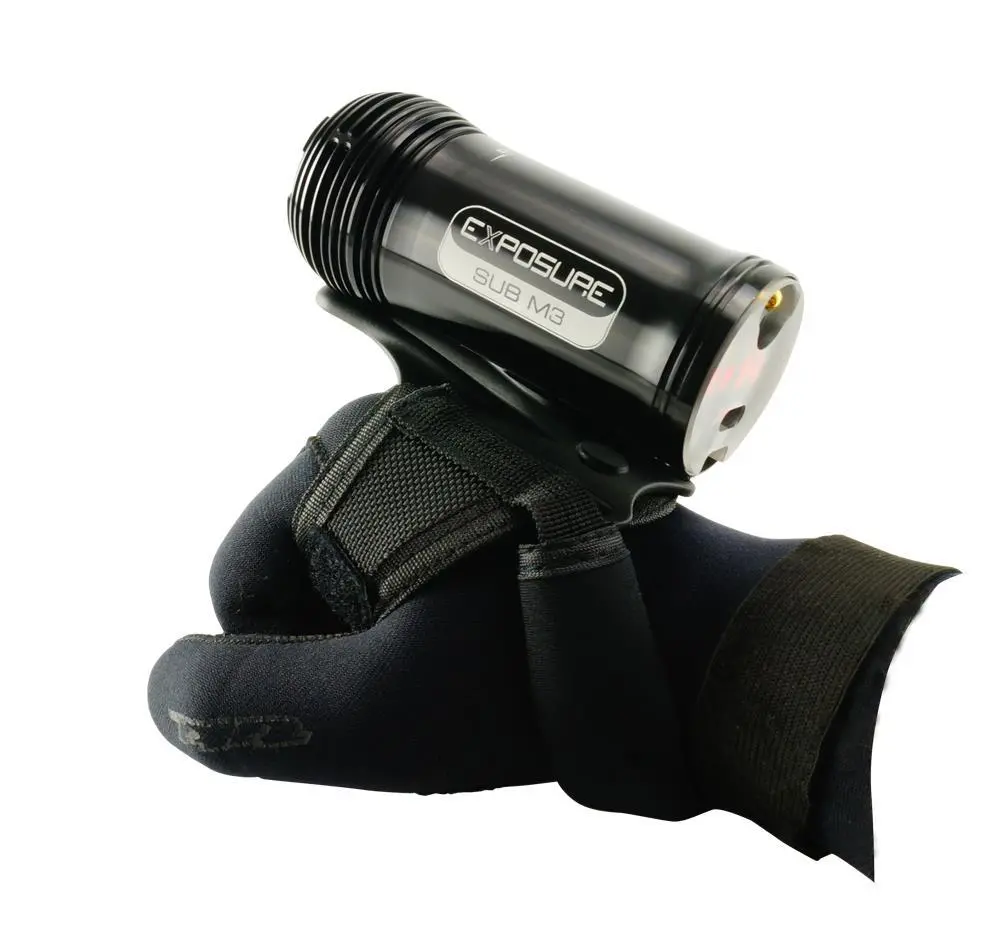 When used with Exposure’s neoprene wrist mount, the device can be used entirely hands free operation