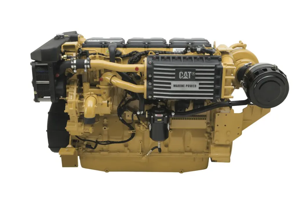 The Cat C18 ACERT propulsion engine which has been installed by Finning Power Systems