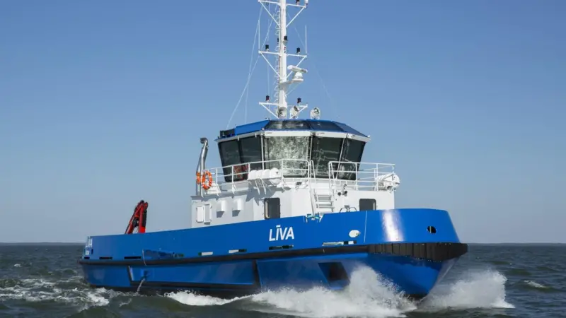 'Liva' operating off Riga