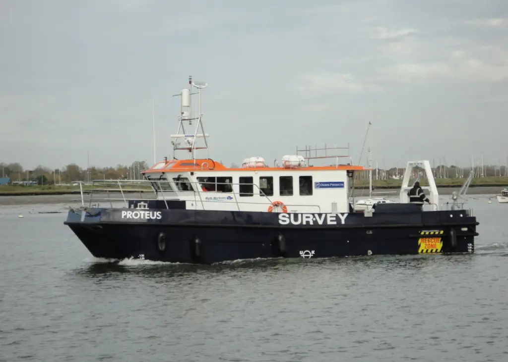 One of Blyth Workcats rugged workboats