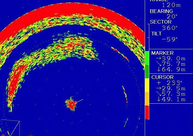 Koden ESR-S1BB 360° scanning sonar from Mantsbrite
