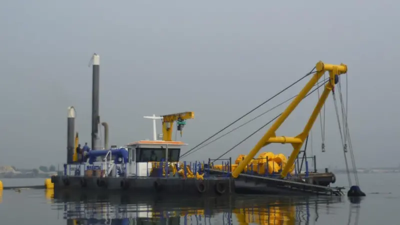 The CSD500 at work at 16m dredging depth