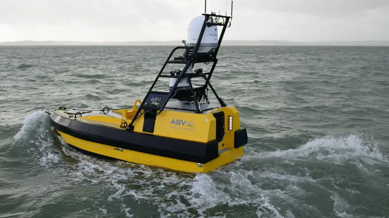 ASV says the C-Worker is the world's first unmanned oil and gas workboat