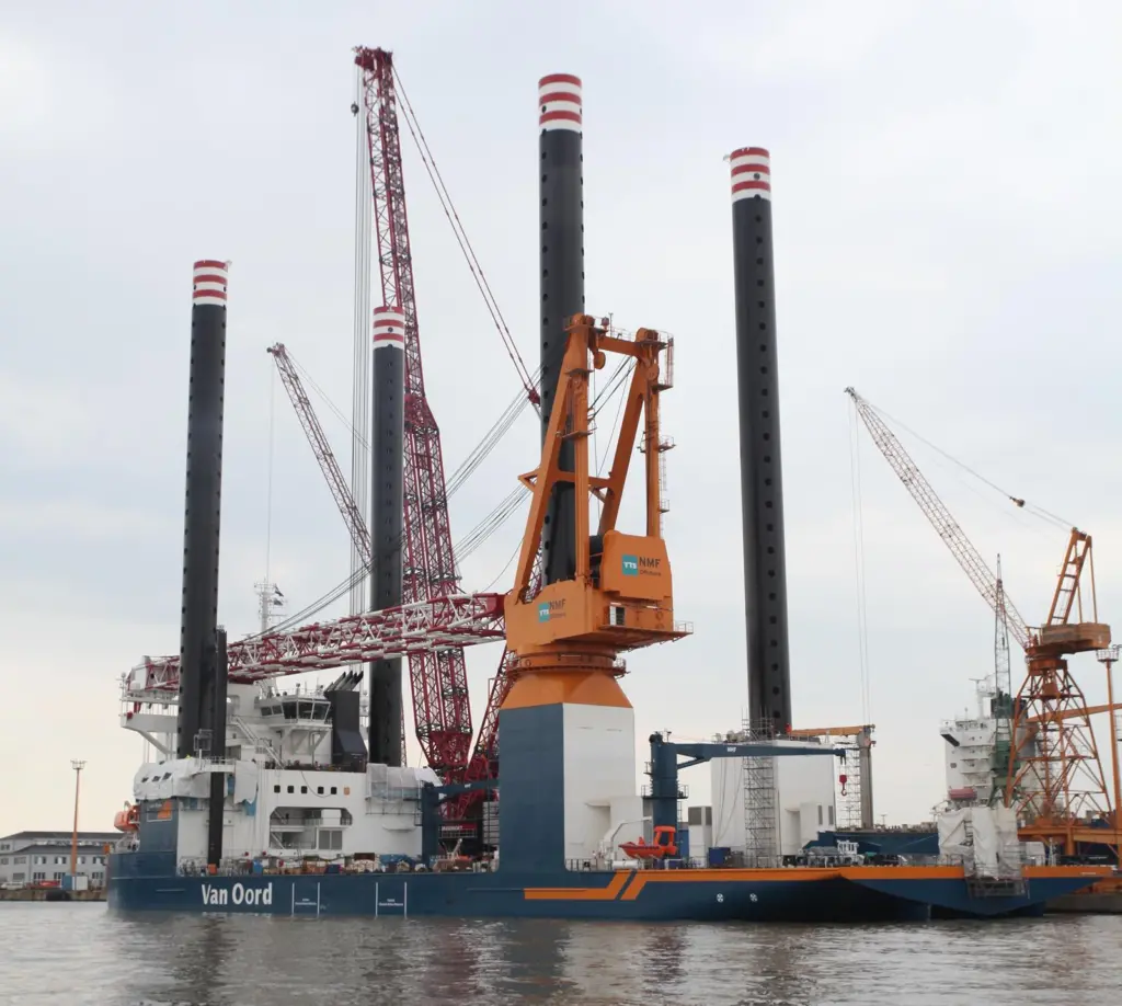 Van Oord's installation vessel Aeolus will be deployed at Gemini windfarm (Van Oord)
