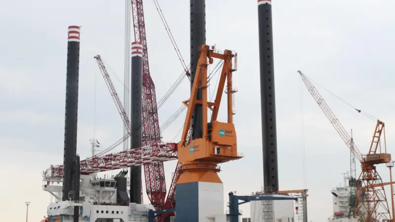 Van Oord's installation vessel Aeolus will be deployed at Gemini windfarm (Van Oord)