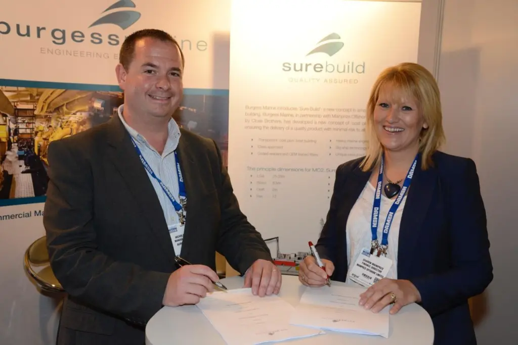 Main Prize Offshore commits to build vessels MO2 And MO3 with Burgess Marine, with options held for MO4 and MO5.