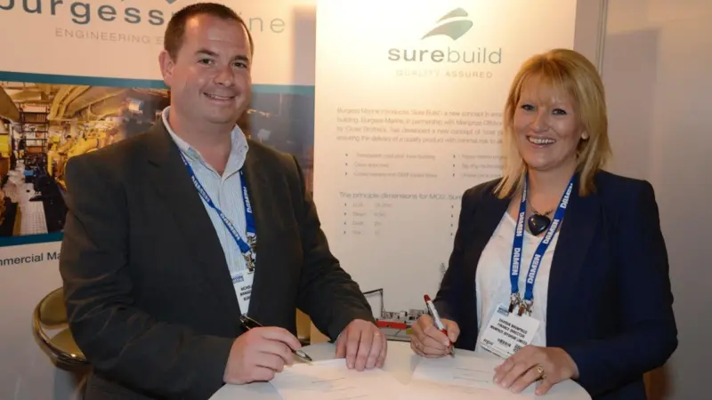 Main Prize Offshore commits to build vessels MO2 And MO3 with Burgess Marine, with options held for MO4 and MO5.