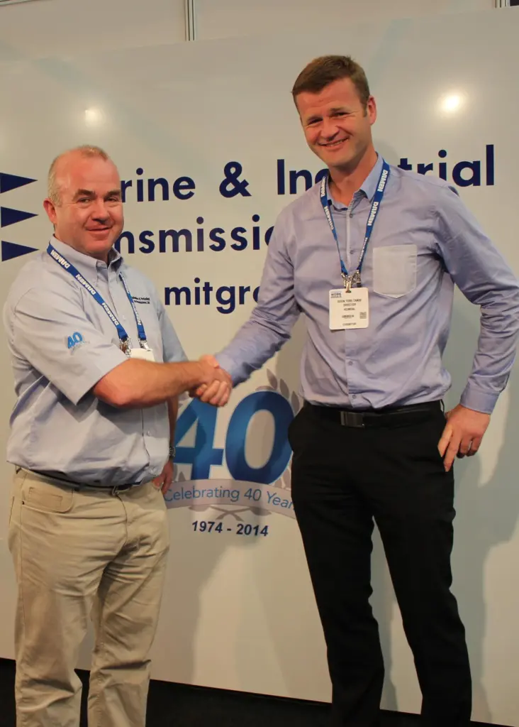 Jeremy Hill, Chairman of MIT and Svein Tore Tande, of Heimdal at Seawork
