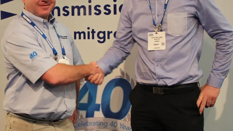 Jeremy Hill, Chairman of MIT and Svein Tore Tande, of Heimdal at Seawork